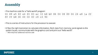 Introduction to x86 Assembly What are Computer Instruction Sets ISA