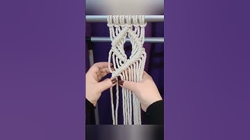 pattern makrame knot  #macrametutorial #knot #diy #homedekor #patternknot #shorts @OlenkaYakymenko