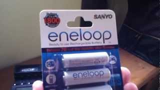 ●奥棚3●SANYO eneloop 充電池 8HR-3UTGA-SECP-GL Amazon | SANYO NEW eneloop 限定8色パック 単3形8本 HR-3UTGB