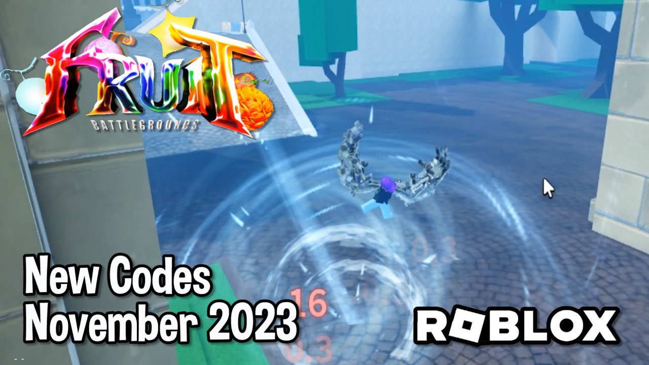 NEW* ALL WORKING CODES FOR FRUIT BATTLEGROUNDS IN NOVEMBER 2023! ROBLOX FRUIT  BATTLEGROUNDS CODES 