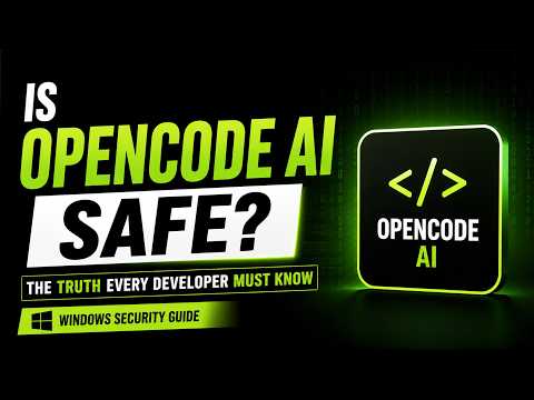Is OpenCode AI Safe? The Truth Every Developer Must Know Before Installing (Windows Security Guide)