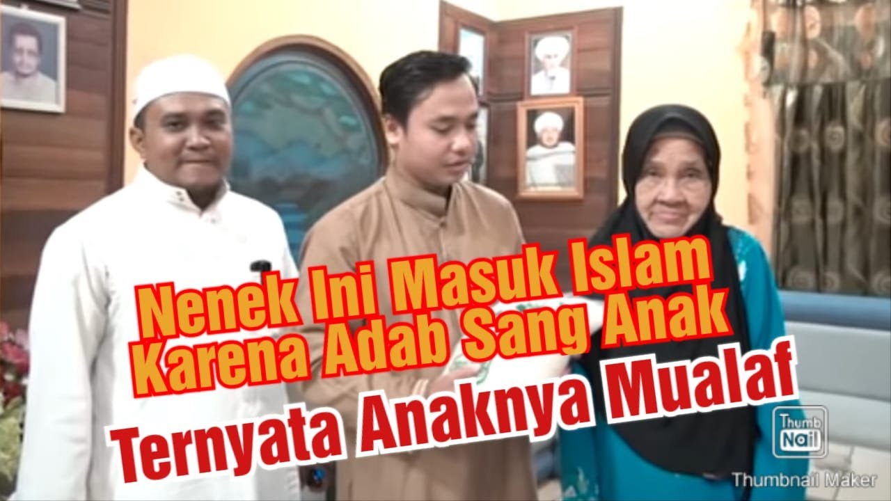 Nenek 70 tahun Bersyahadat Karena Adab Sang Anak Yang Mualaf #mualaf #convertislam #tionghoa