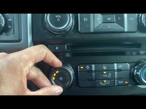 Ford F-150 CLIMATE CONTROL Tutorial! TURN ON/OFF Air Conditioner, Heat
