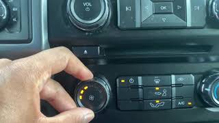 Ford F-150 CLIMATE CONTROL Tutorial! TURN ON/OFF Air Conditioner, Heat & Defroster (HOW TO Use) screenshot 3