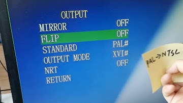 Jienuo AHD Camera PAL to NTSC or AHD to CVBS