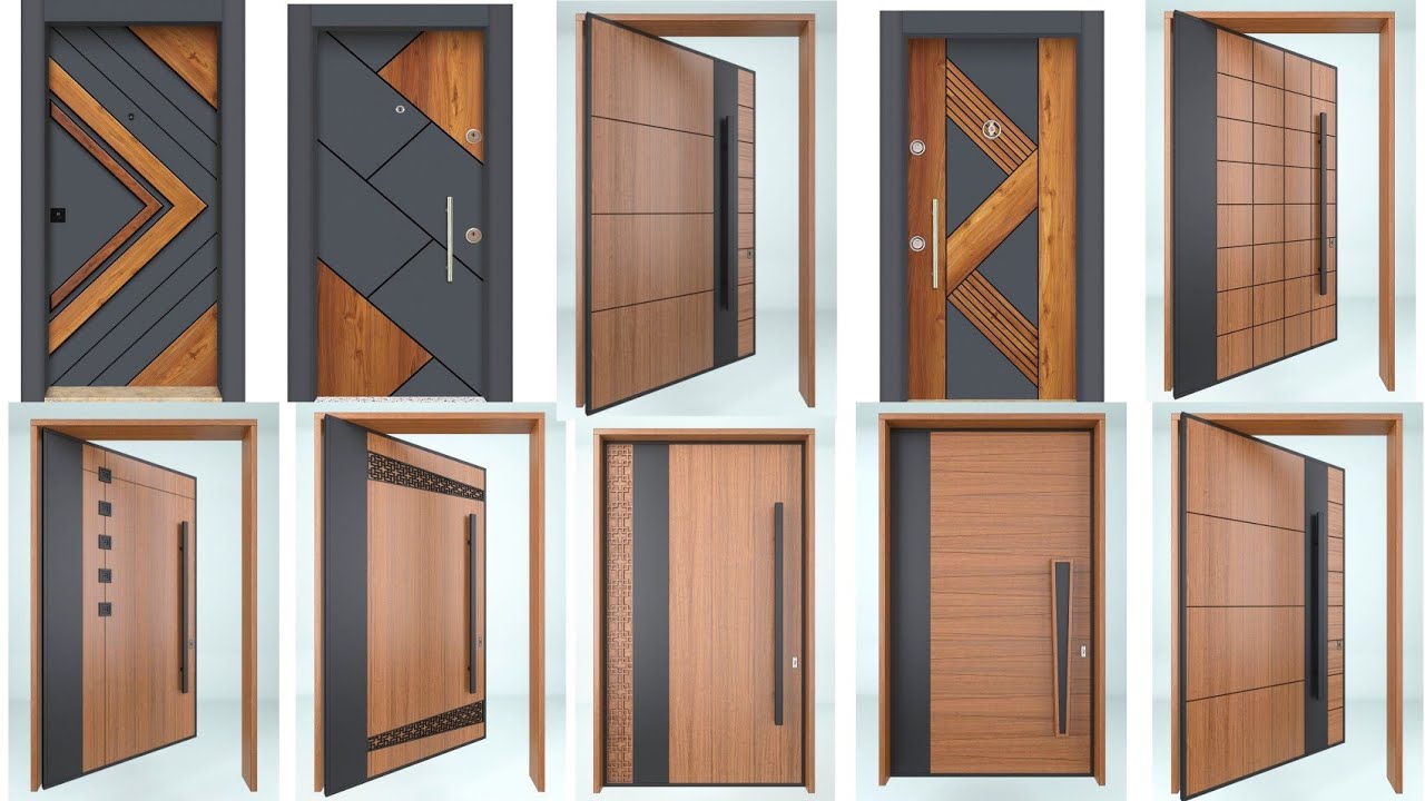 Latest Wooden Door Design With Gray Color In 2022 Catalogue|Door ...