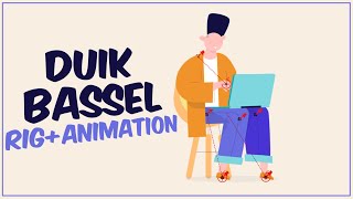 DUIK BASSEL - Full Character RIG + ANIMATE in After Effects Tutorial