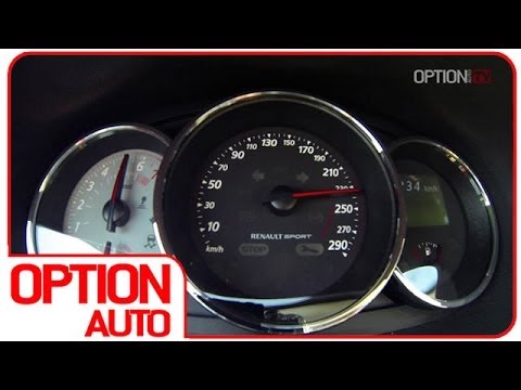 253 km/h : Renault Mégane RS 2014 (Option Auto)