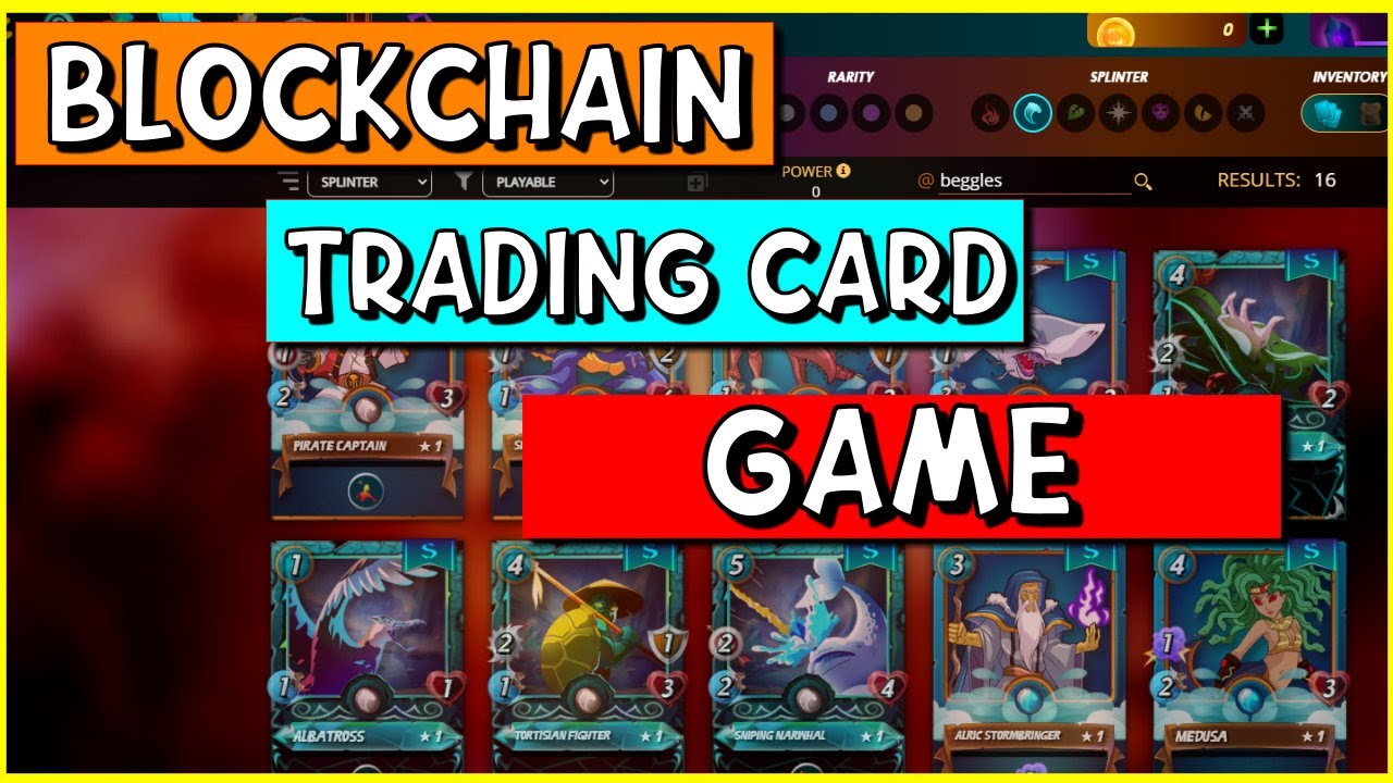 What is Splinterlands?! The Crypto Currency Card Battle Game!