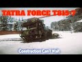 SNOWRUNNER | Construction Can’t Wait – Quebec 🇨🇦 | TATRA FORCE T815-7 Heavy Duty Build