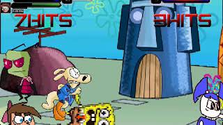 M.u.g.e.n Team Jenny Xj9 Vs Spongebob