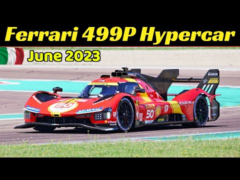 Ferrari 499P Le Mans Hypercar (LMH) #50 Testing at Pista di Fiorano - June 26, 2023 - Ready to Monza