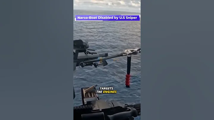 Narco-Boat Disabled by U.S coast Guard Sniper