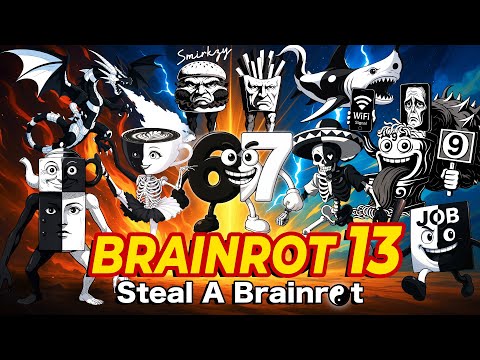 Smirkzy Brainrot Anime Opening Song Pt 13 Official MV Ft YIN YANG Steal A Brainrot Characters