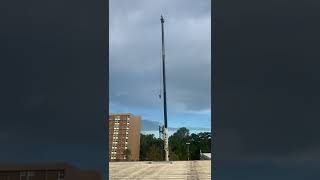 Setting units on the roof top!!! Crane lift
