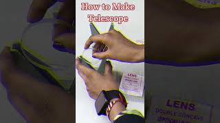 How to Make Telescope At Home With Convex And Concave Lens DIY Telescope At Home Mini Telescope