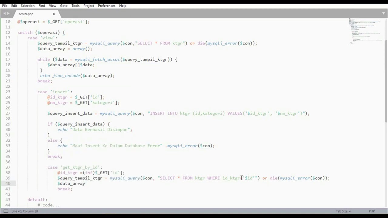 JSON PADA PHP - YouTube