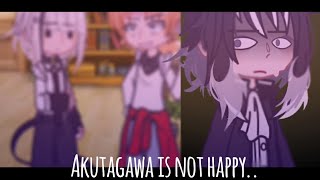 Just Akutagawa having problems || Bsd x Saiki k || Gacha club