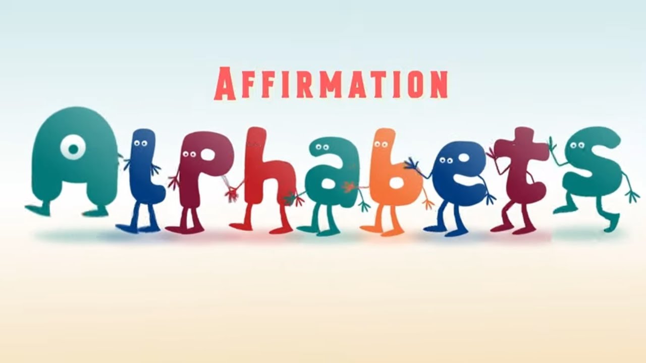 I AM Affirmations  Affirmation Alphabets  Positive Thinking Song   PhonicsMan Motivation