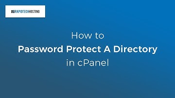 How To Password Protect A Directory In cPanel