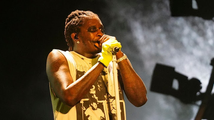 Young Thug returns to stage after historic Atlanta criminal trial