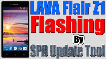 How to Flash Lava Flair Z1 by SPD Upgrade Tool