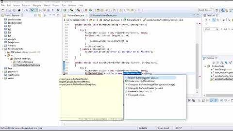 escribir un fichero de texto en java utilizando un buffer