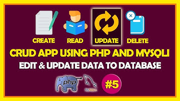 #05 CRUD App Using PHP & Mysqli | Edit Record & Save to Database