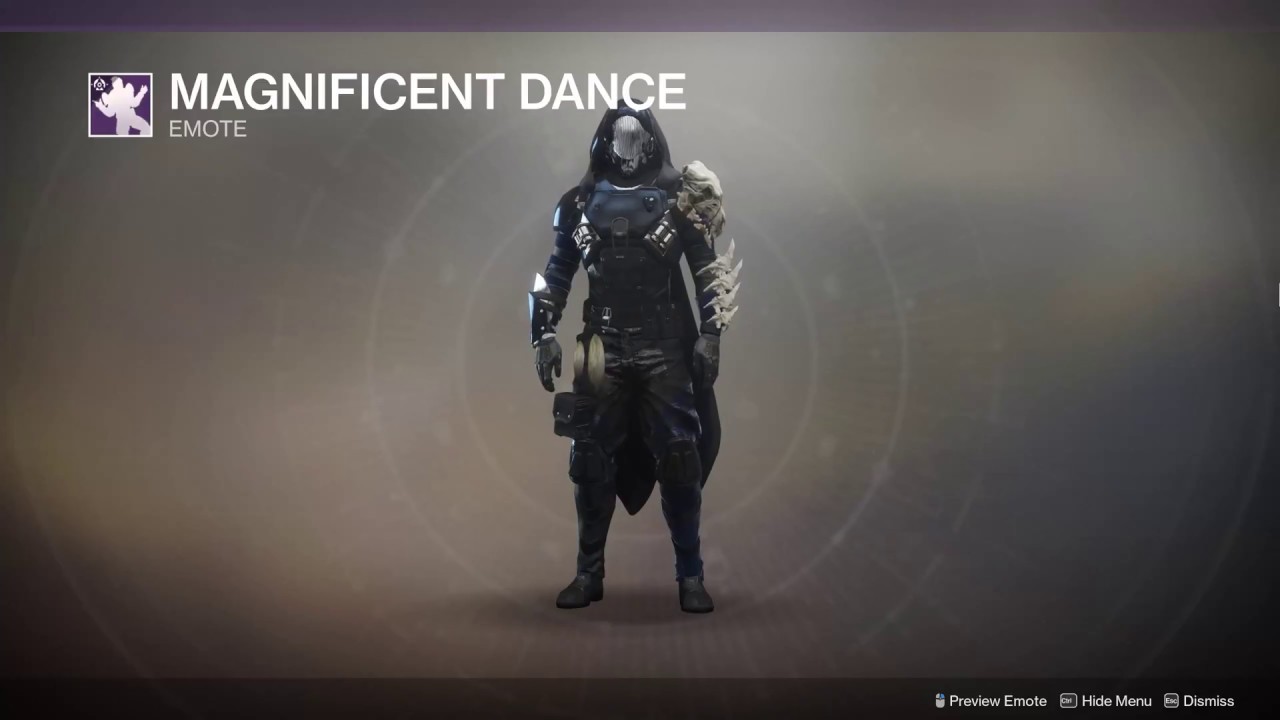 Destiny 2 magnificent dance YouTube