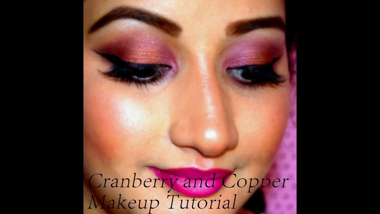 Cranberry and Copper Eye Makeup Tutorial for Warm Skintone YouTube