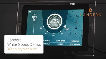 Washing Machine Demo: STM32MP1 - on Avenger96 - running a Candera Graphics demo (1200x800 display)