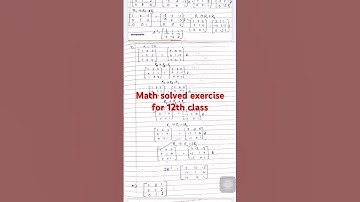 #chapter-5,Matrices continued for 12th class students solved exercise sums #maths