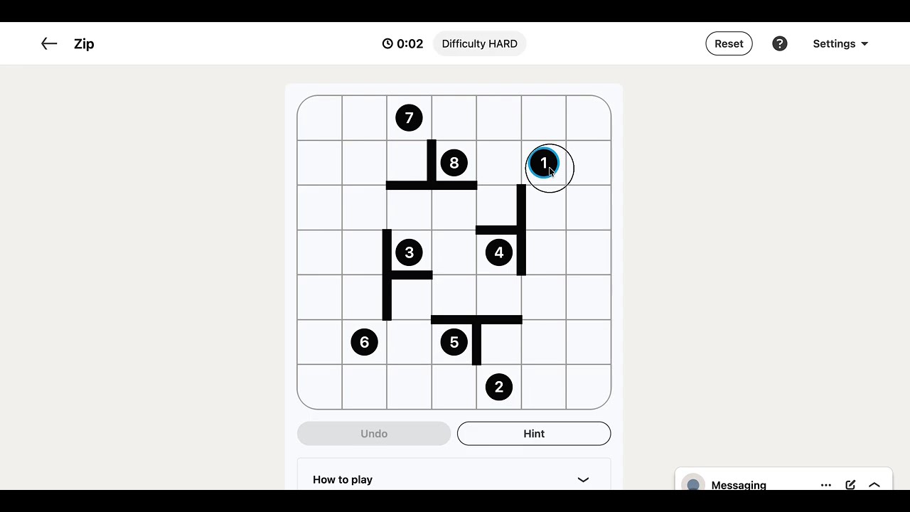 LinkedIn Zip Answer Today | 10 October 2026 - Puzzle #572