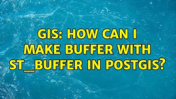 GIS: How can I make buffer with ST_Buffer in PostGIS?