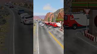 Realistic Highway Car Crashes #168