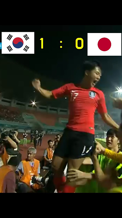 2018 Asian Game final. Korea vs Japan. Which country get goldmedal? #soccer #asiangames #shorts