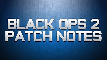 Black Ops 2 - Patch Notes 21/11/2012