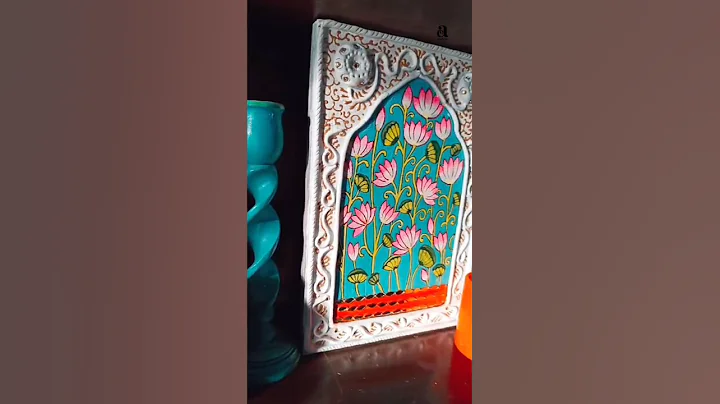Pichwai jharokha | DIY | Trending #artandcraft #shorts