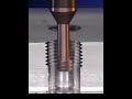 Super Hard Three-Flute Tungsten Steel Thread Milling Cutter Alloy Thread Mill