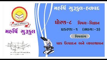 STD_8 Sci.Ch_1-પાક ઉત્પાદન અને વ્યવસ્થાપન(Crop Production and Management Part 3 MGurukul(Guj.Medium)