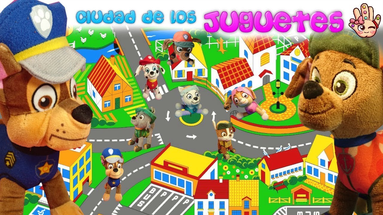 La CIUDAD de los JUGUETES de la Patrulla Canina / Paw Patrol en español ...