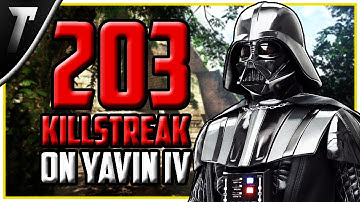Star Wars Battlefront 2 Darth Vader 203 Killstreak (Yavin IV)