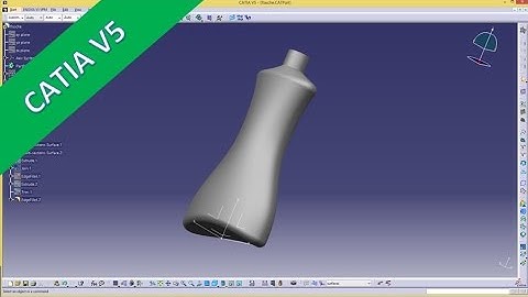 Flasche - Bottle - Catia v5 GSD Training - Multisection surface