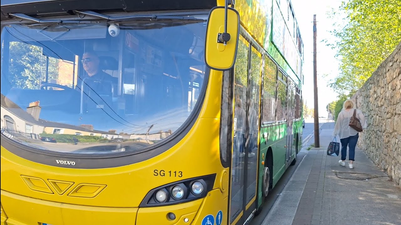 *Fast Driver* Ride on board Dublin bus Wright Gemini 3 SG113 Route L25 ...