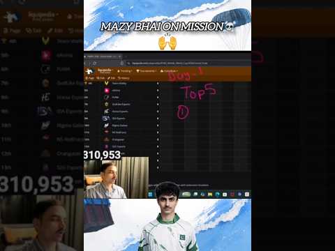 Mazy Bhai On A Mission ๐๐ฅ #bgmi #pubg #esports #ewc #godl #jonathan