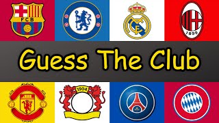 Guess The Football (Soccer) Team Logo (Football Quiz)