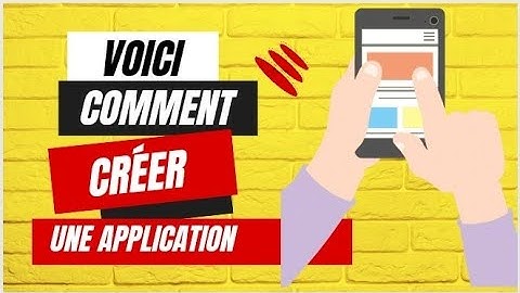 Comment créer et coder une application mobile avec son téléphone portable !!!