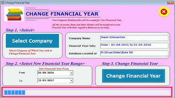 How to Change Financial Year In ERP Software
