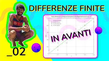 Differenze Finite Teoria e Codice Matlab/Octave - 02 - In Avanti (teoria ed equazioni)