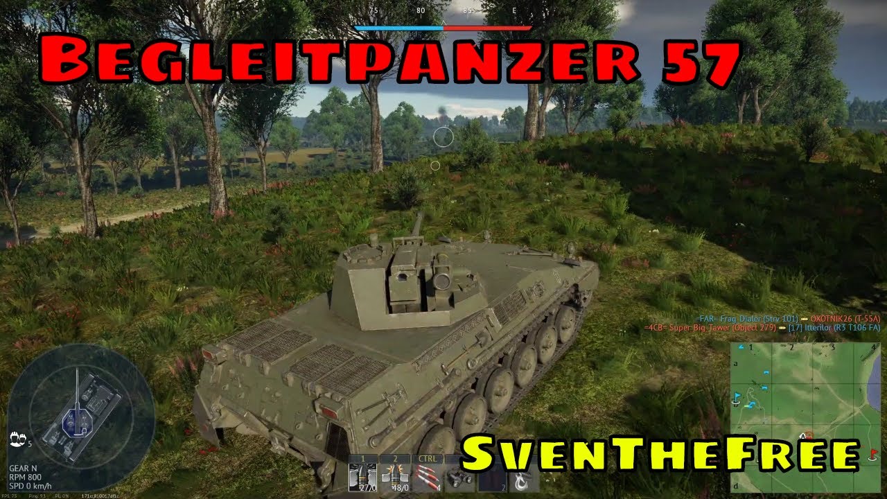 War Thunder Begleitpanzer 57 on Mozdok - German Tanks | 05war